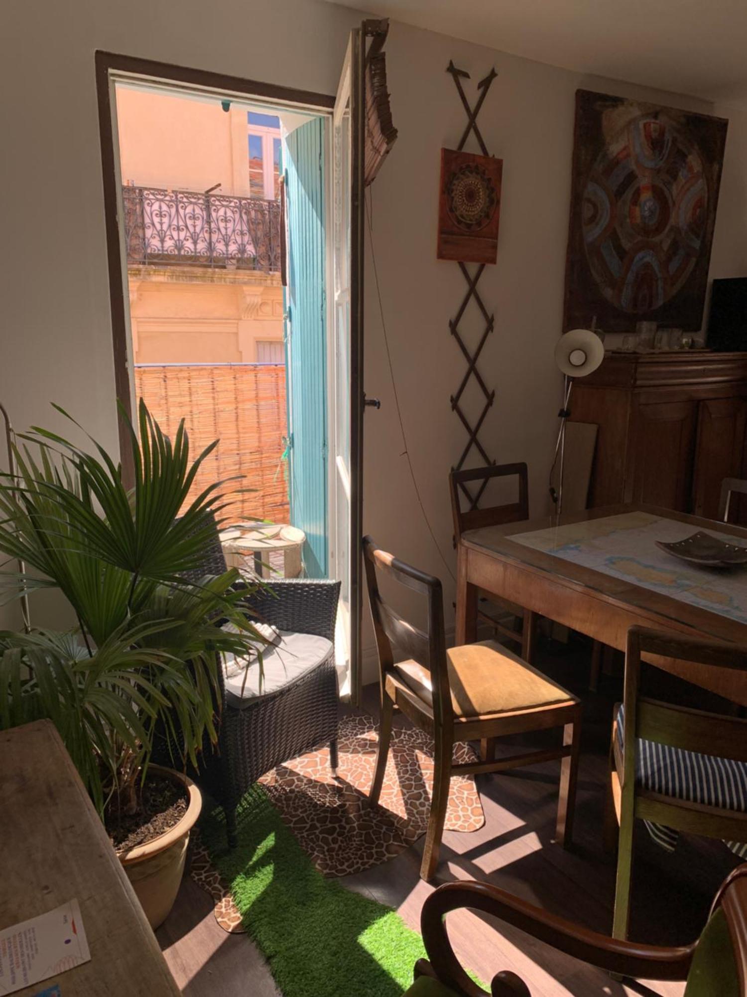 Appart Central A Sete Avec Balcon Exterior photo