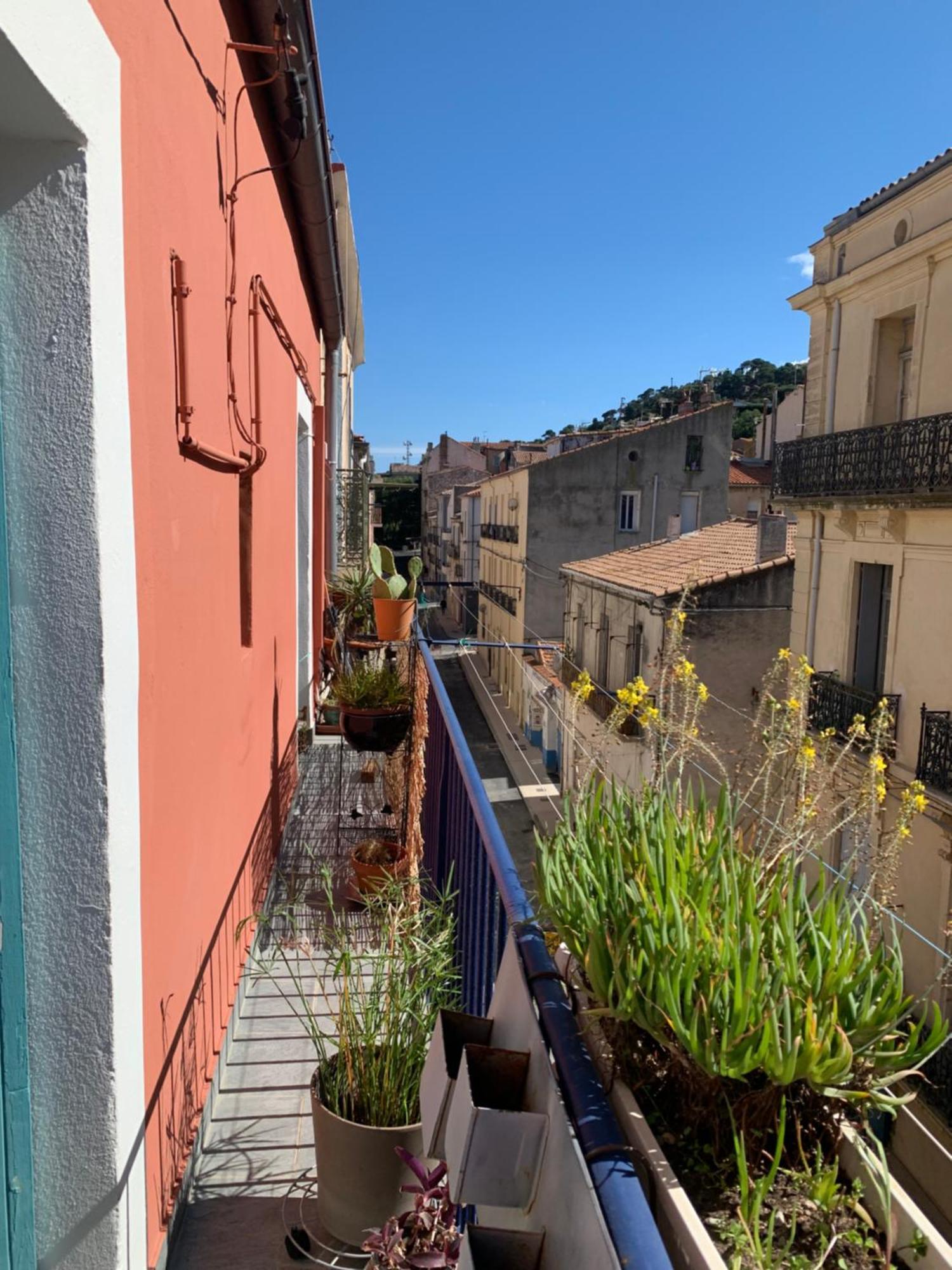 Appart Central A Sete Avec Balcon Exterior photo