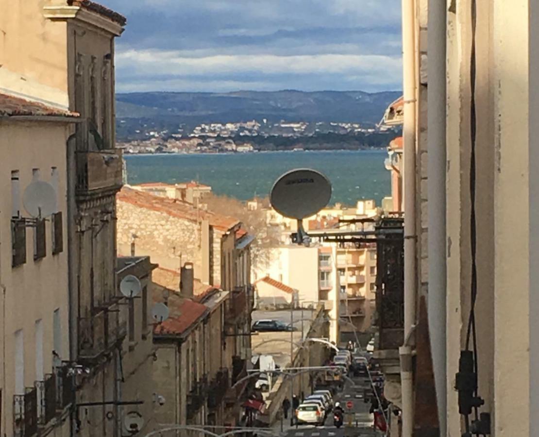 Appart Central A Sete Avec Balcon Exterior photo